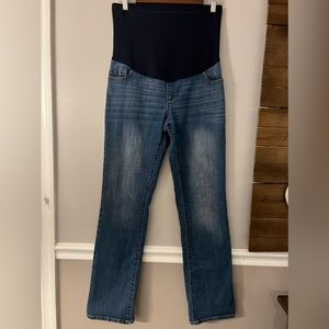 LIZ LANGE MATERNITY BOOT CUT JEANS SIZE 8